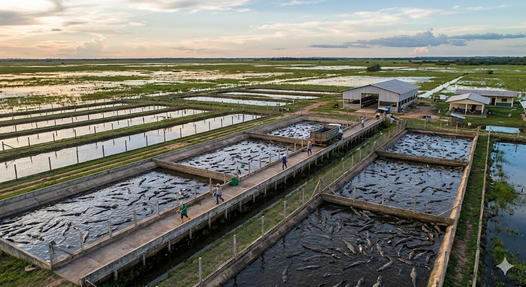 Criação de Jacarés: Carne Gourmet e o "Ouro Negro" (Couro)